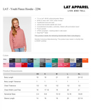 RFTC Jr. Tennis LAT Hoodie Sweatshirt YOUTH *NAME OPTION*