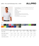 RFTC Jr. Tennis Performance Polo ADULT *NAME OPTION*