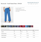 RFTC SWIM - Boxercraft Flannel Pants - LEG LOGO