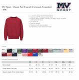 RFTC SWIM - MV Sport Pro-Weave Crewneck Sweatshirt ADULT