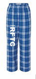 RFTC SWIM - Boxercraft Flannel Pants - LEG LOGO