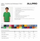 RFTC Jr. Tennis Short Sleeve Performance T-shirt YOUTH