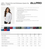 RFTC Jr. Tennis Performance 1/4-Zip LADIES & UNISEX/MEN